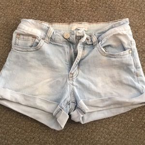 Blue Asphalt Jean Shorts